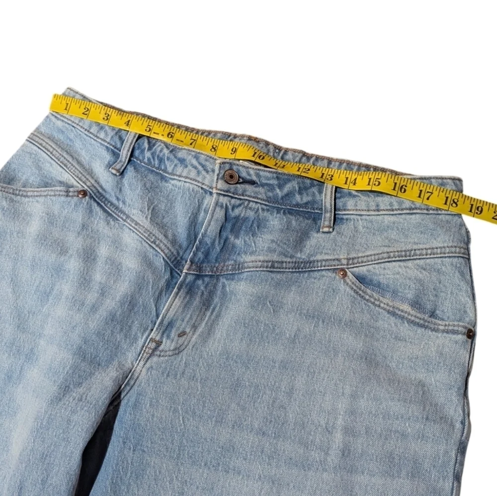 Abercrombie & Fitch Jeans High Rise 90s Relaxed Front Yoke Wide Leg sz 36